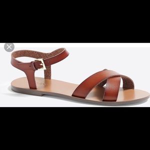 J Crew Womens Criss Cross Sandals size 12
